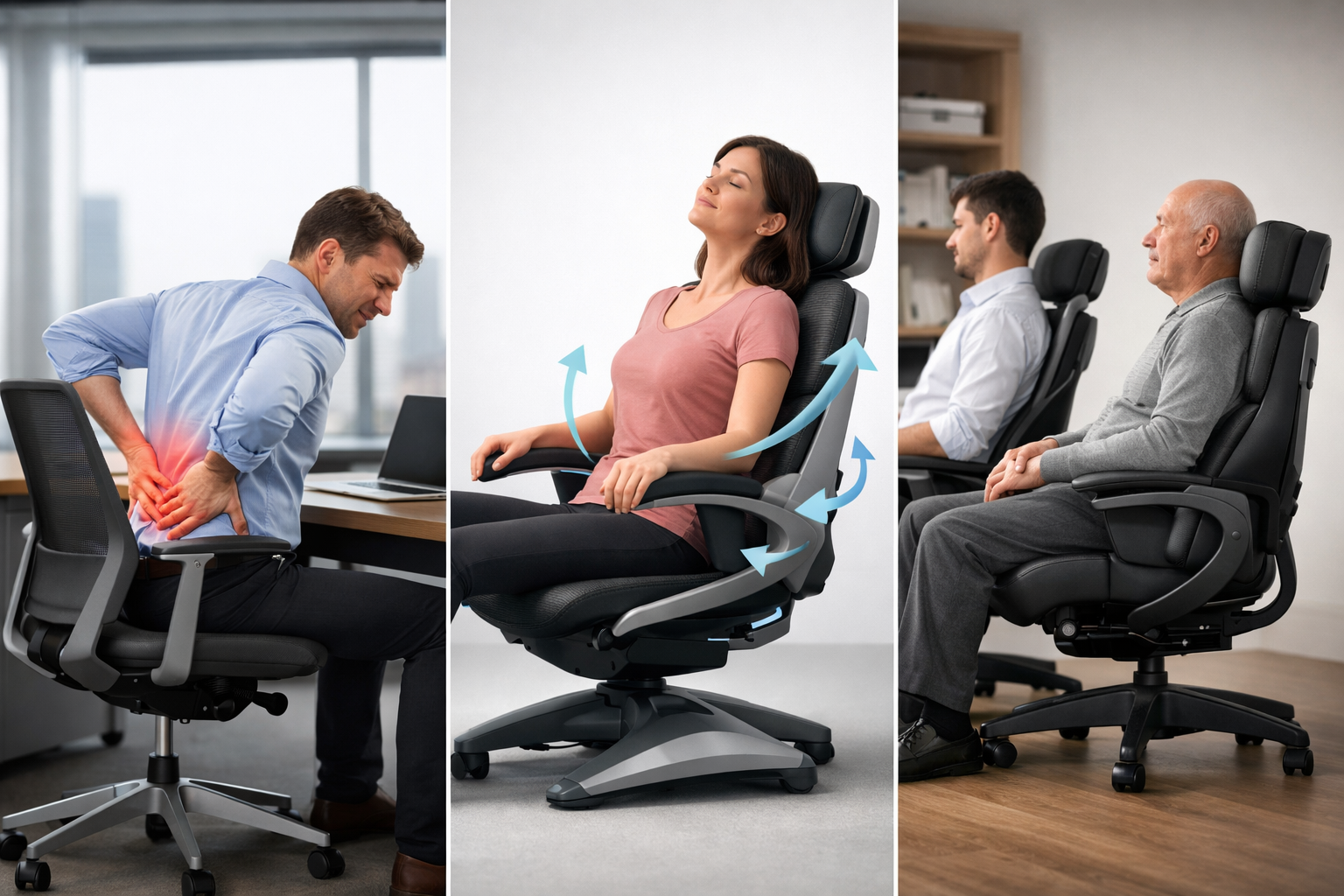 people sitting with sick back on chairs